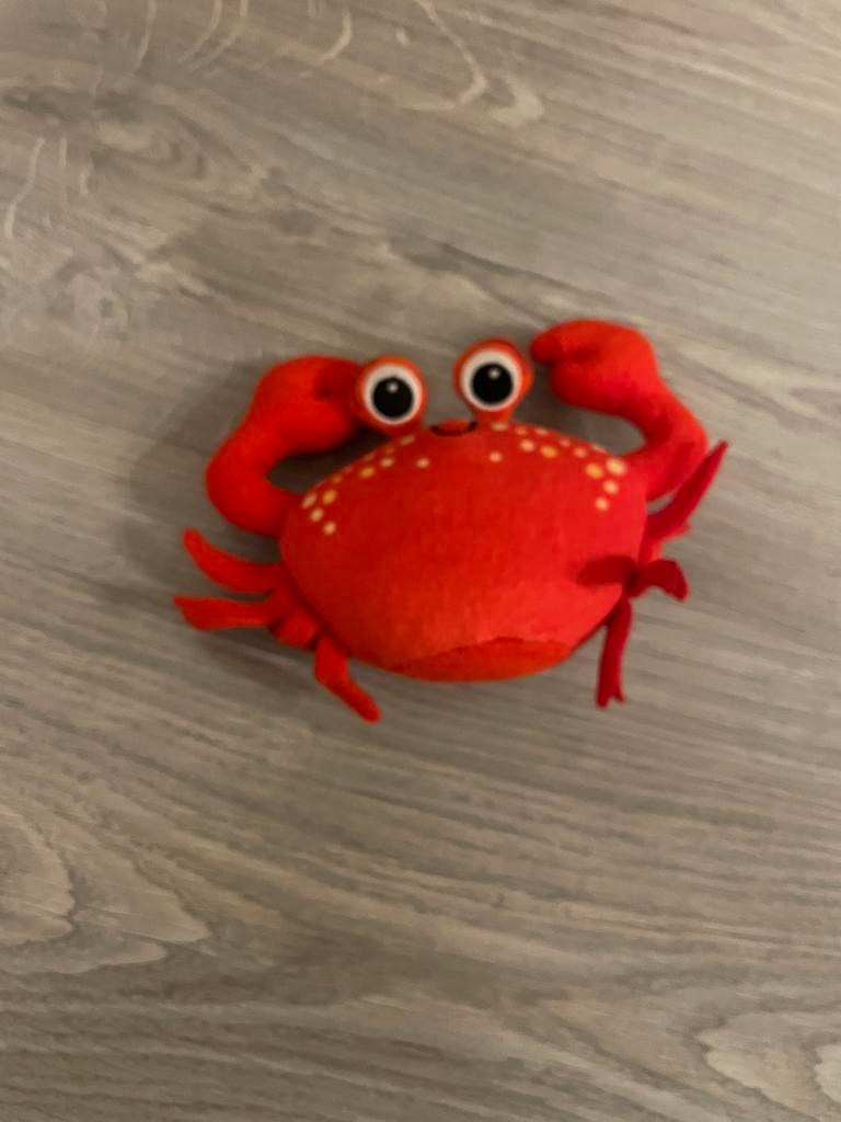 Leuke rode krab knuffel, Ophalen, Gebruikt, Overige typen, Rood