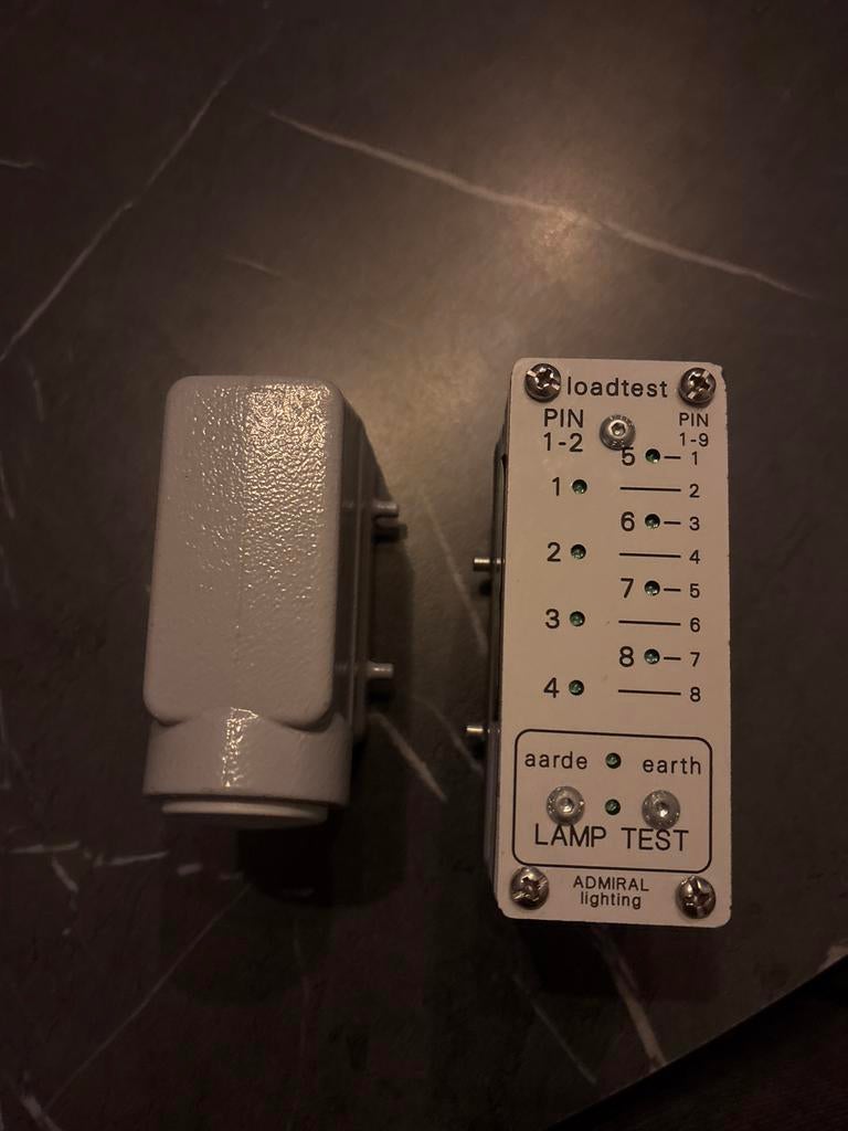 Admiral Harting Tester en Short Circuit Plug, Ophalen of Verzenden, Gebruikt, Overige typen