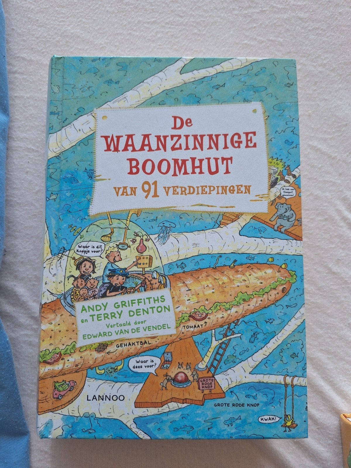 Terry Denton - De waanzinnige boomhut van 91 verdiepingen, Terry Denton; Andy Griffiths, Fictie algemeen, Ophalen of Verzenden