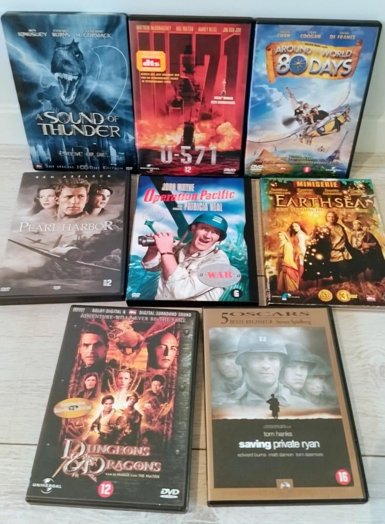 Zie omschrijving 8 Action DVD's, Cd's en Dvd's, Vanaf 12 jaar, Ophalen of Verzenden, Zo goed als nieuw, Actie