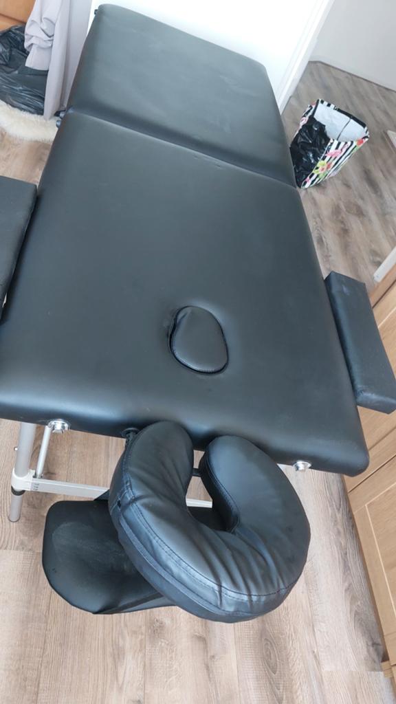 Massage tafel, inklapbaar en in hoogte verstelbaar, Sport en Fitness, Massageproducten, Ophalen, Zo goed als nieuw, Massagetafel