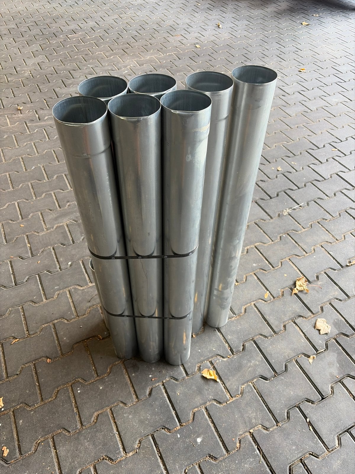 Nieuwe Zinken Hemelwaterafvoer 100mm - 1000mm lengte, Ophalen, Afvoer, Nieuw, Zink