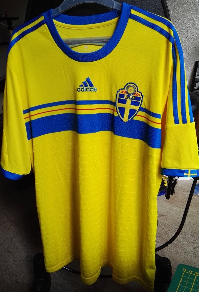 shIrt; Nationaal Elftal Zweden, Adidas, 2XL, Ophalen of Verzenden, Zo goed als nieuw, Buitenlandse clubs, Shirt