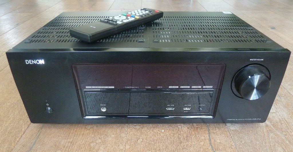 DENON Internet Receiver AVR-1713 + Afst Bed + Audyssey Micr., Audio, Tv en Foto, Versterkers en Receivers, Denon, Ophalen of Verzenden