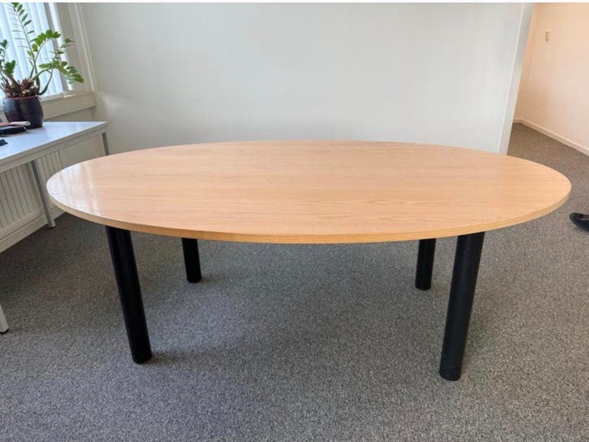Eiken houten tafel 2m bij 1,20 meter (hoogte 73cm), Ophalen, 100 tot 150 cm, 200 cm of meer, Zo goed als nieuw