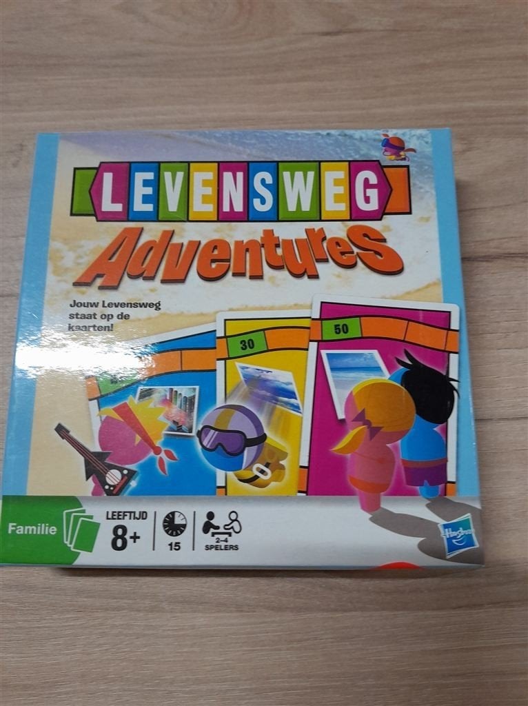 Levensweg adventures kaartspel - s4686, Verzenden, Zo goed als nieuw