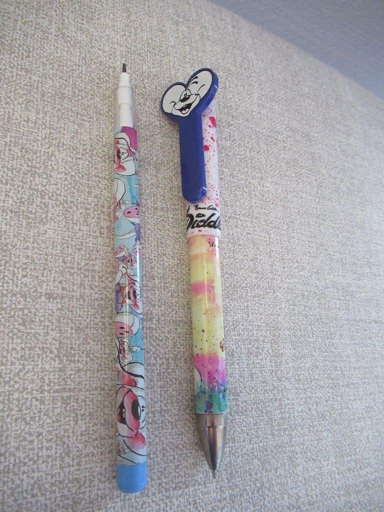 oud DIDDL POTLOOD + oud DIDDL VULPOTLOOD, Verzamelen, Ophalen of Verzenden, Diddl, Gebruikt, Pen, Potlood of Stift