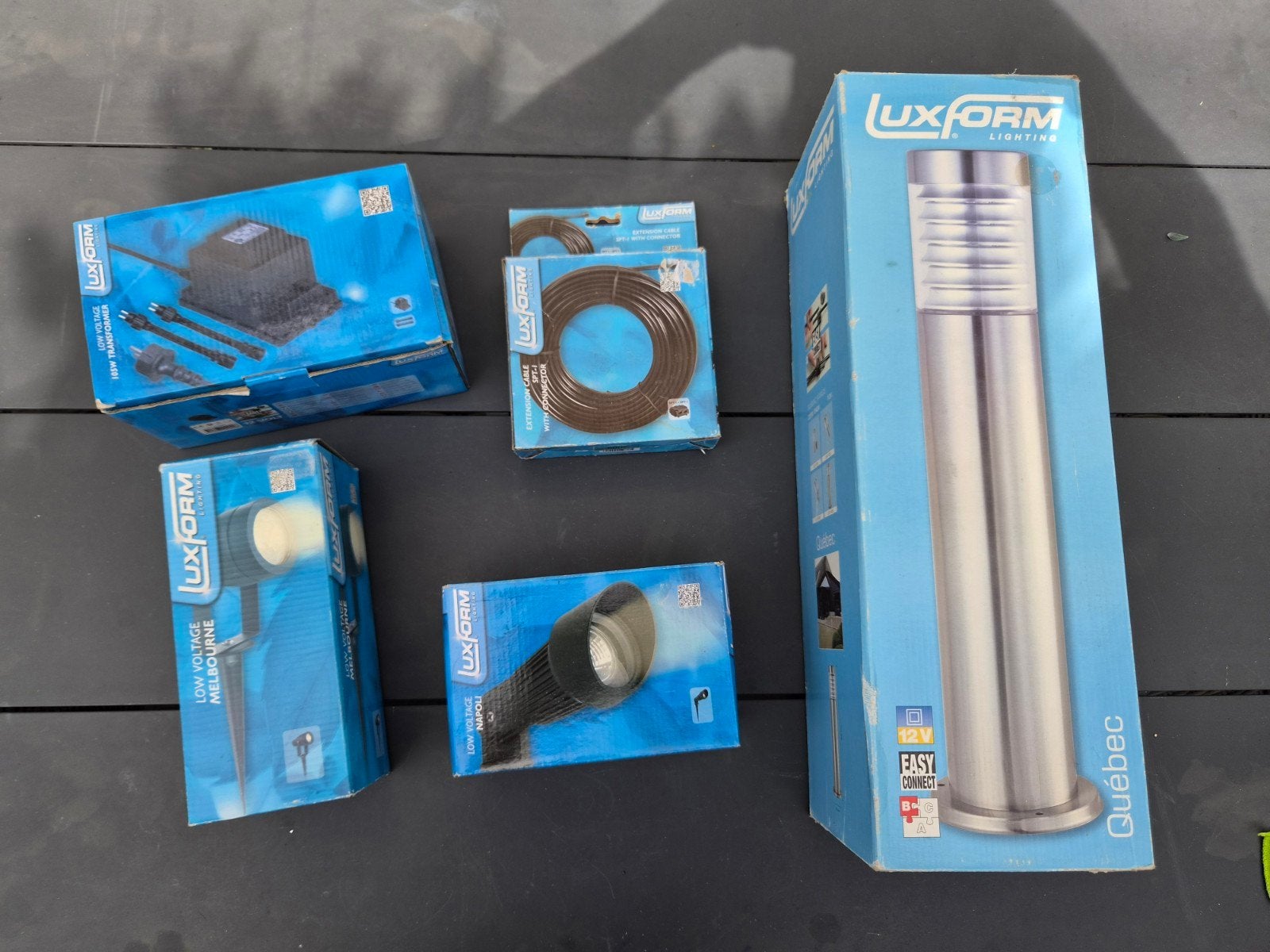 Luxform 12V verlichting met 105W transformator, Gebruikt, Minder dan 50 watt, Ophalen of Verzenden, Netvoeding
