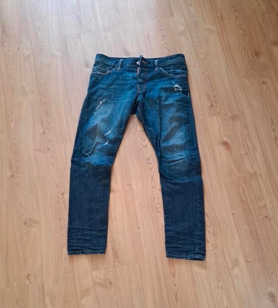 DSQUARED JEANS BLAUW HEREN MAAT48》 W32/FR42, Dsquared2, Blauw, W32 (confectie 46) of kleiner, Ophalen of Verzenden