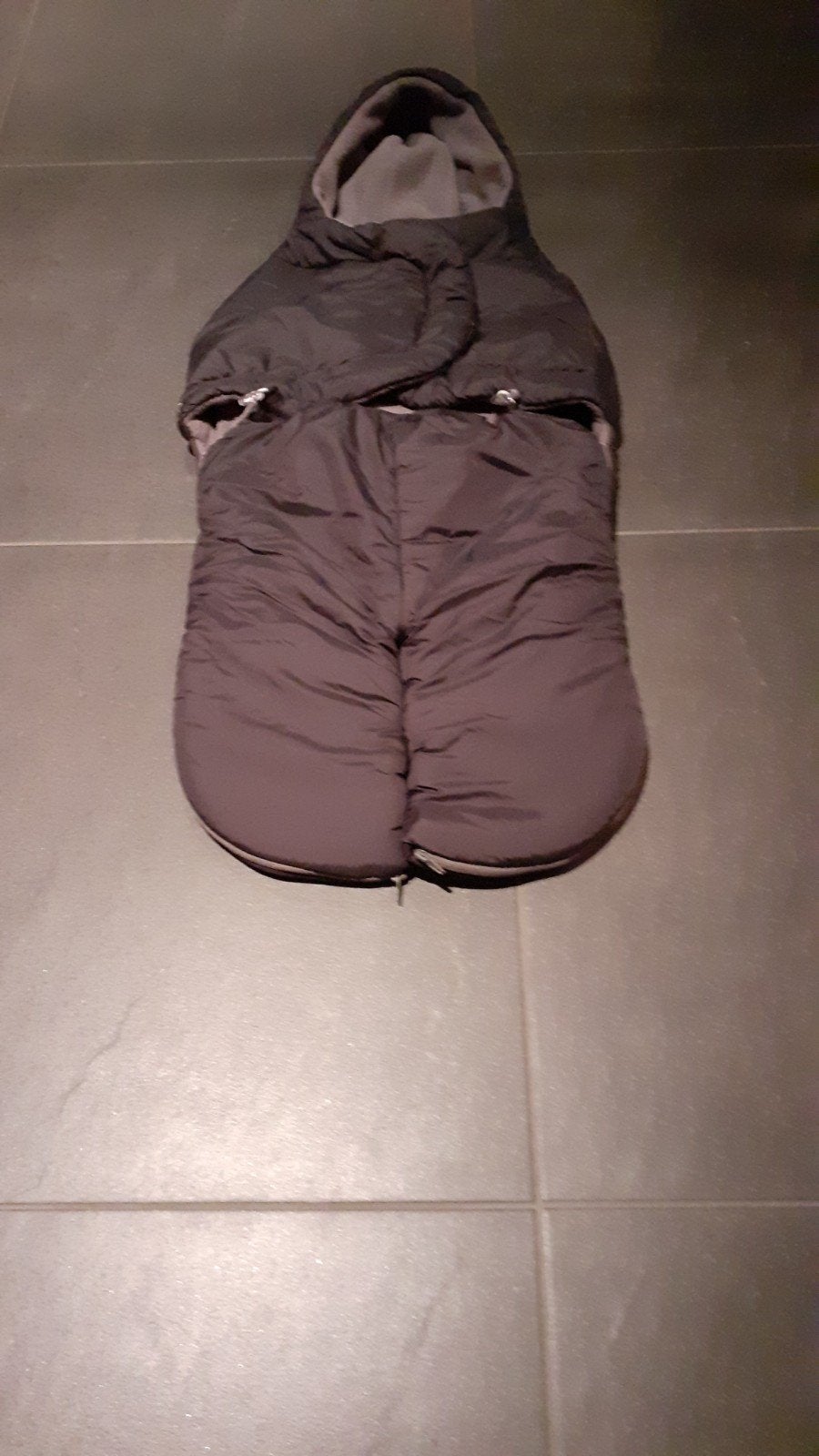 warme voetenzak, Ophalen, Voetenzak