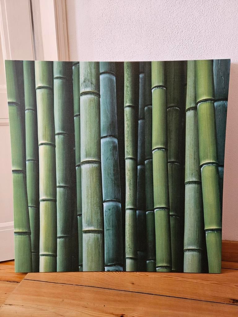 Canvas 90x90 bamboe, Ophalen, Overige typen, Zo goed als nieuw, 75 tot 100 cm