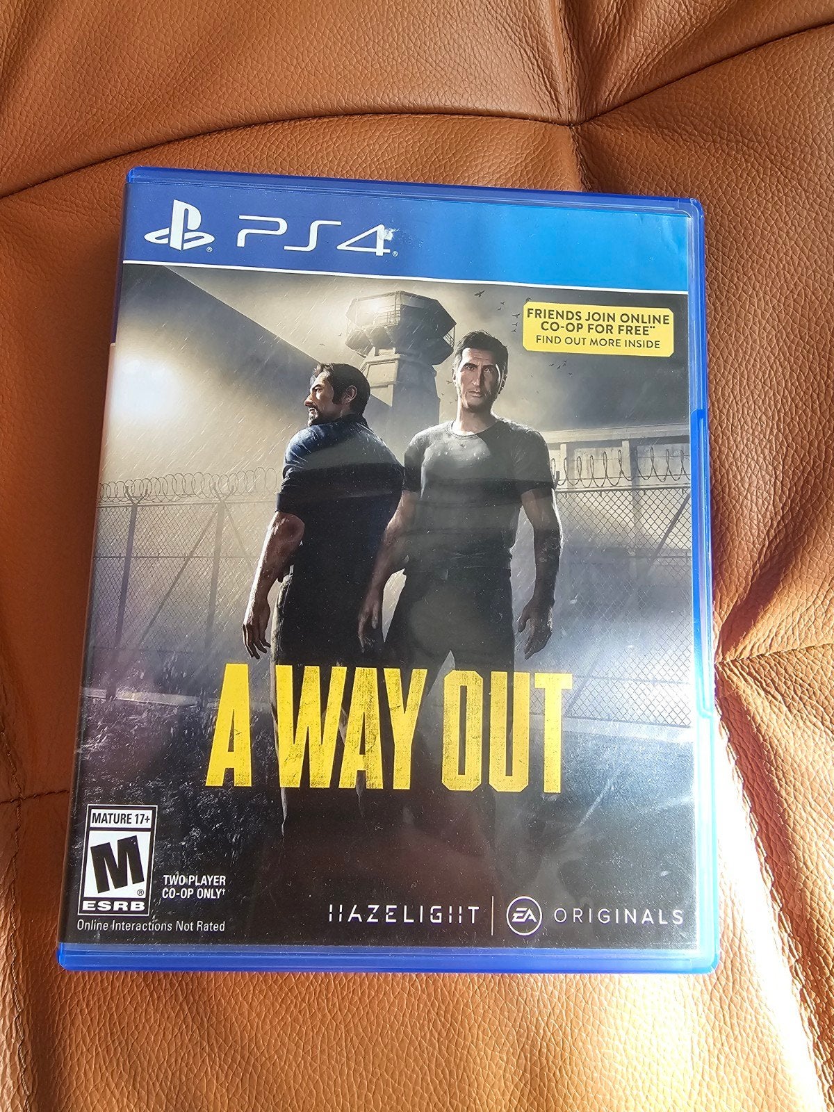 A Way Out (PS4), Spelcomputers en Games, 1 speler, Ophalen of Verzenden, Zo goed als nieuw, Vanaf 18 jaar
