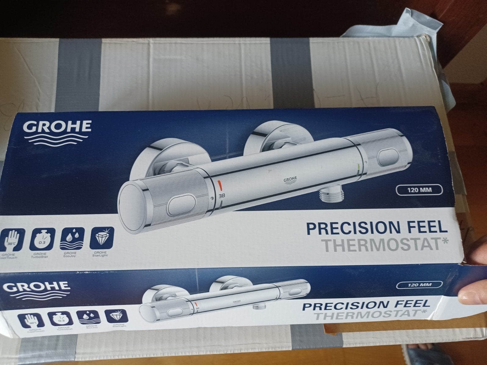 GROHE thermostaat kraan, nieuw in doos, Ophalen, Nieuw, Chroom, Kraan