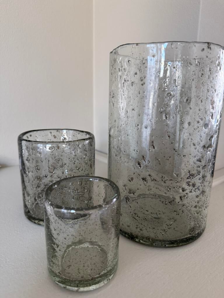 Bubbel glas, Ophalen, Overige kleuren, Minder dan 50 cm, Glas