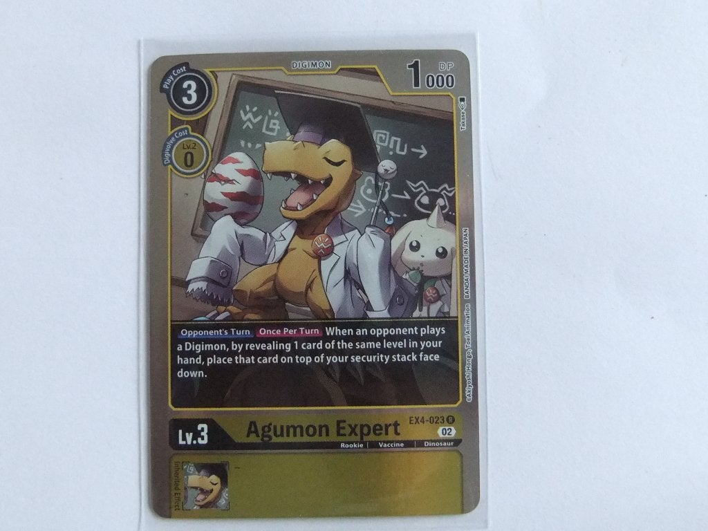 Agumon Expert EX4-023R Digimon Kaart - Zo goed als nieuw, Verzenden, Nieuw, Losse kaart, Foil