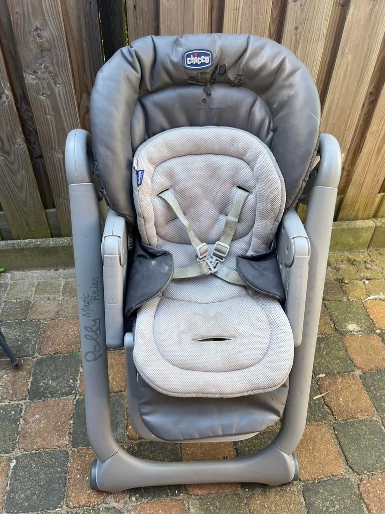 Chicco Polly Magic Relax kinderstoel, Kinderen en Baby's, Kinderstoelen, Ophalen, Gebruikt, Overige typen, Afneembaar eetblad