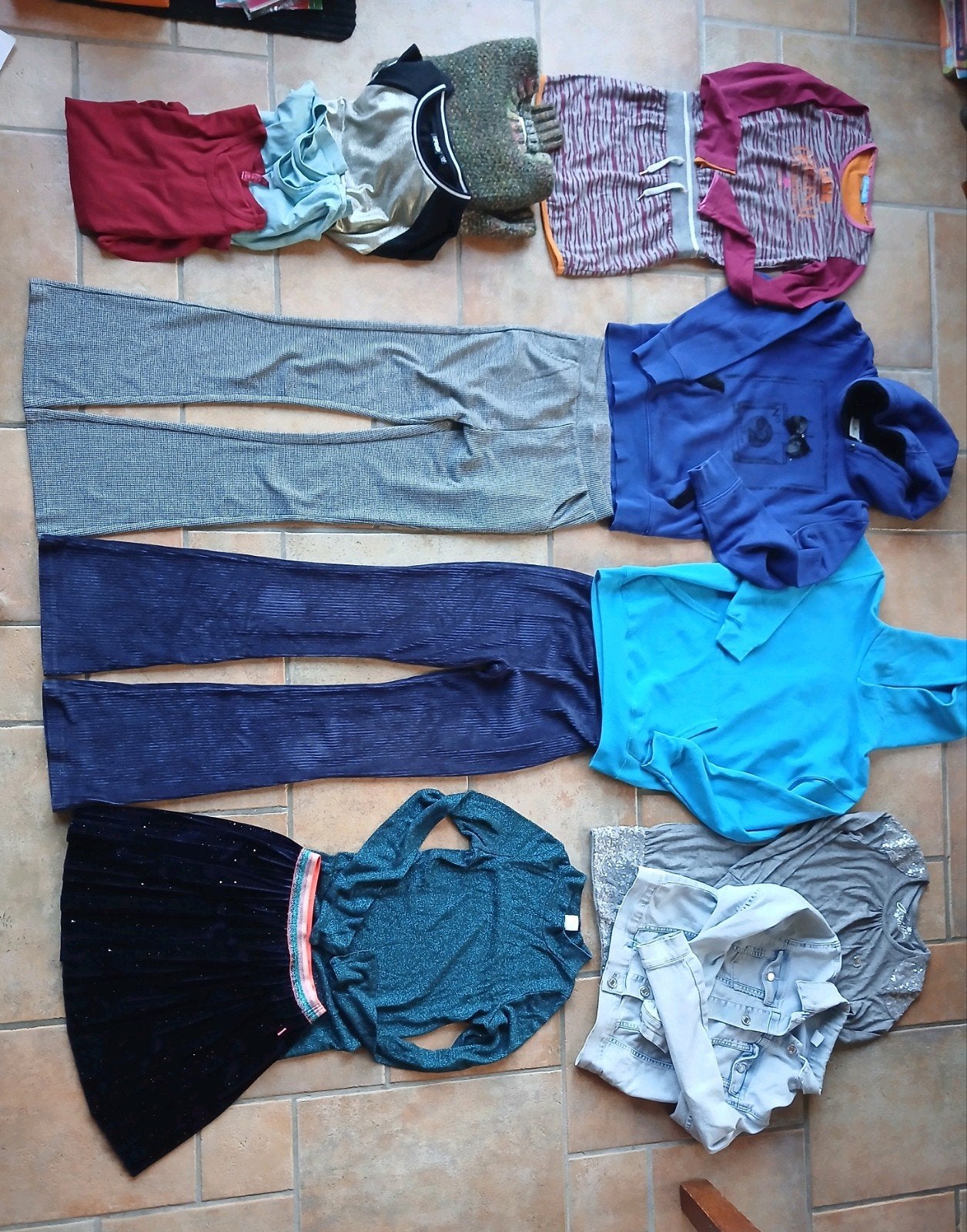 kledingpakket meisje maat 152, Ophalen of Verzenden, Gebruikt, Maat 152