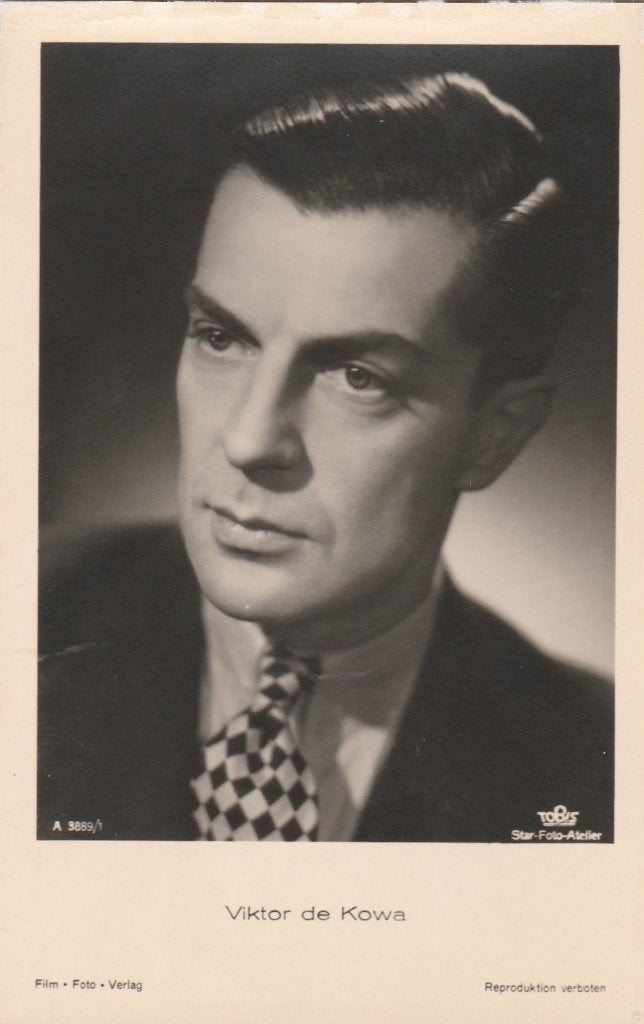Ansichtkaart, Artiest, Viktor de Kowa  (759), Ophalen of Verzenden, 1920 tot 1940, Sterren en Beroemdheden