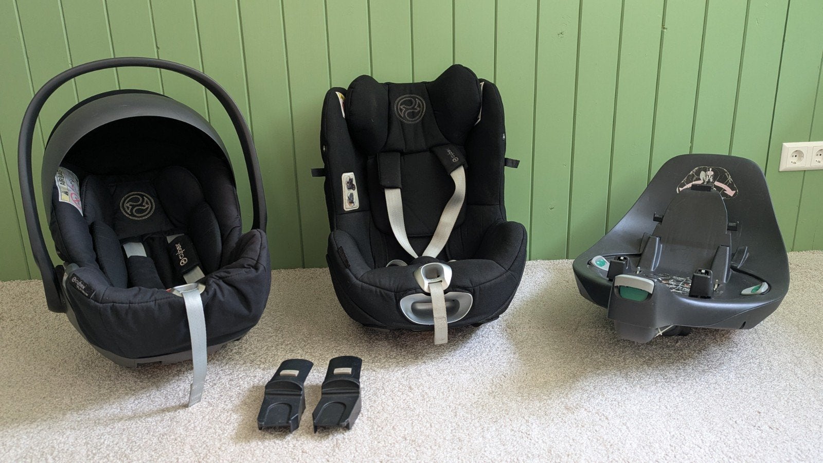 Cybex Platinum Autostoel 1 en 2 met Isofix base 360, Verstelbare rugleuning, Gebruikt, Isofix, Ophalen