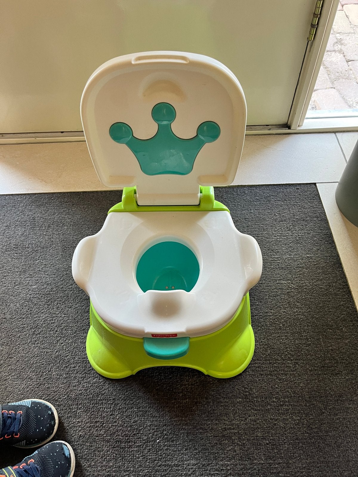Fisher-Price 3-in-1 Potje met Geluid en WC-brilverkleiner, Ophalen of Verzenden, Zo goed als nieuw