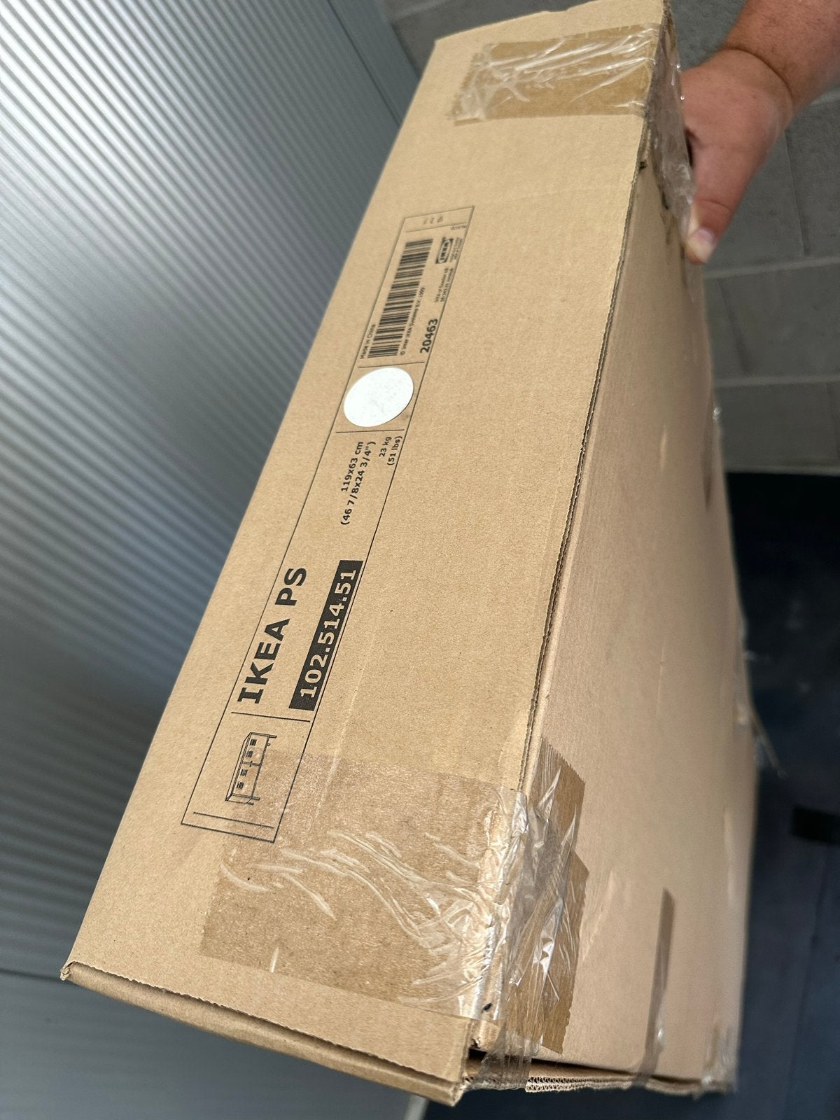 Nieuwe IKEA PS lockerkast, wit, in ongeopende doos, Ophalen, 100 tot 150 cm, Nieuw, Metaal