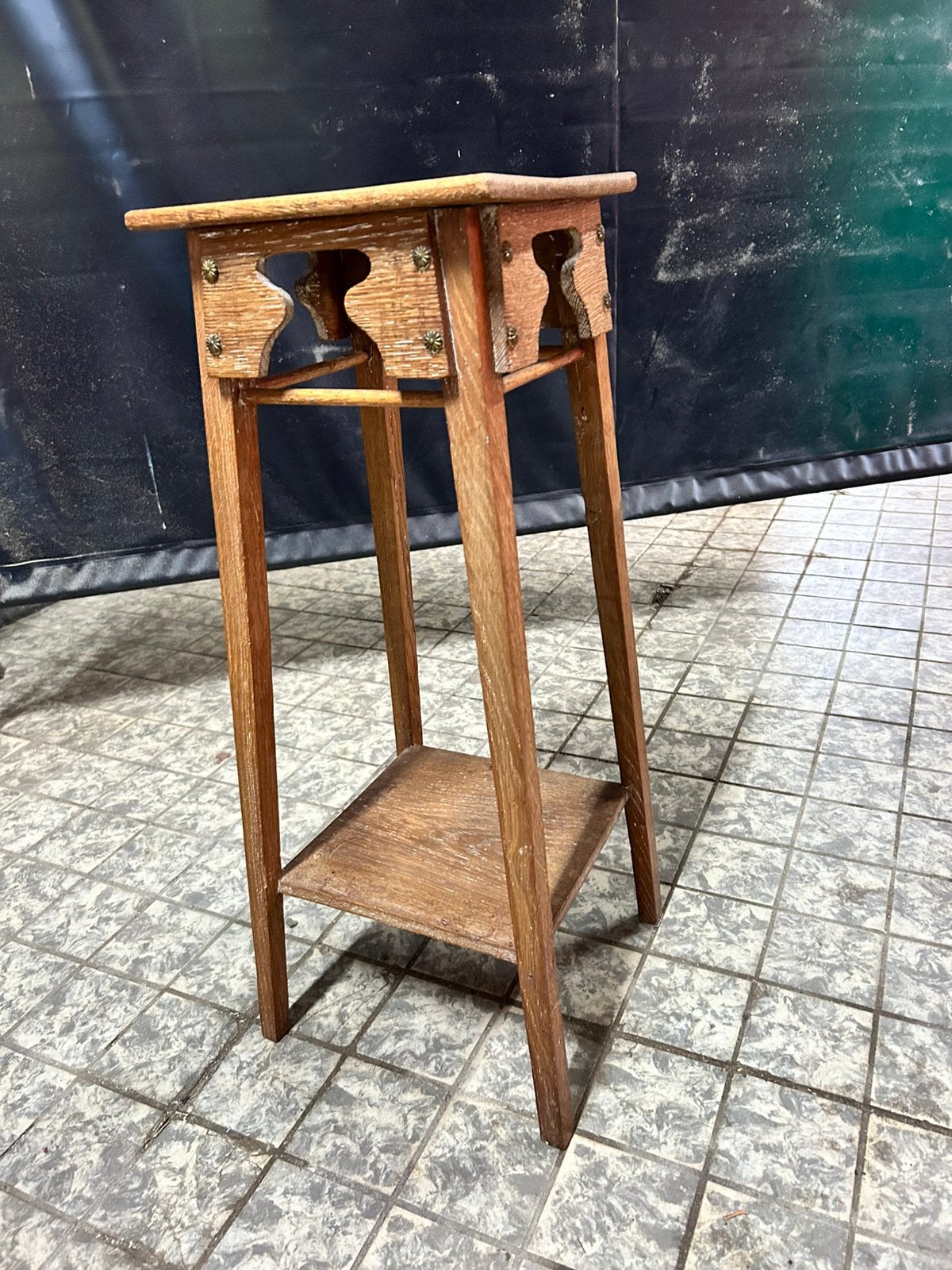Plantentafeltje, Huis en Inrichting, Woonaccessoires | Zuilen en Pilaren, Ophalen, Gebruikt