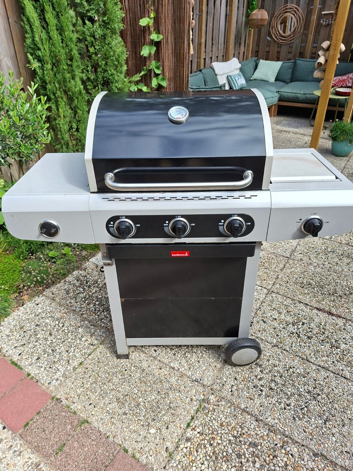 Gasbarbeque goed Barbecook met afdekhoes., Ophalen, Gebruikt, Barbecook
