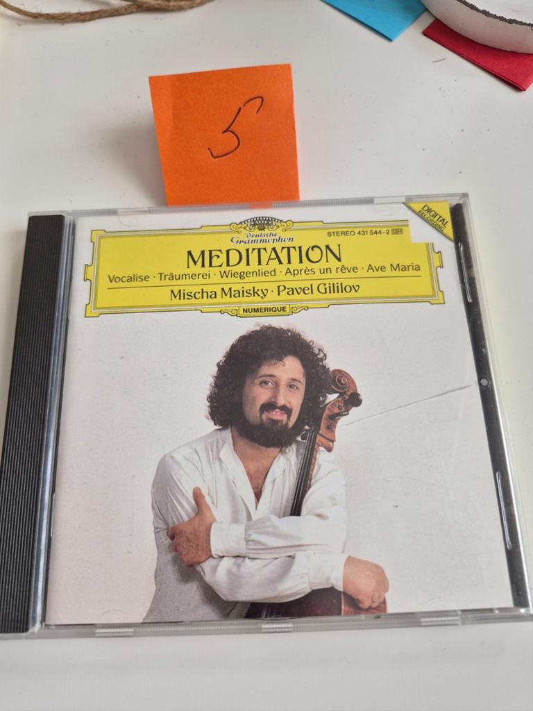 Mischa Maisky - Meditation CD (Klassieke Muziek), Ophalen of Verzenden, Romantiek, Gebruikt, Kamermuziek