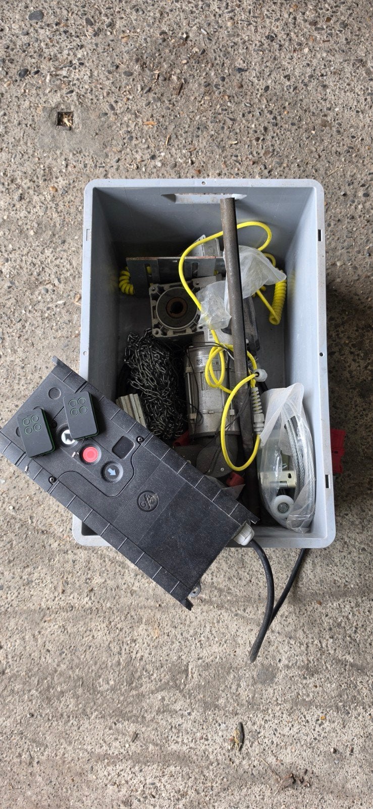 Motor en bediening overheaddeur, Ophalen of Verzenden