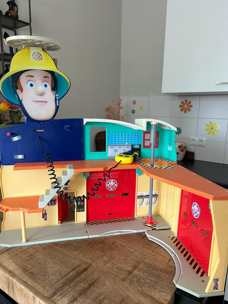 Brandweerman Sam Brandweerkazerne met Brandweerwagen, Ophalen, Gebruikt, Jongen of Meisje