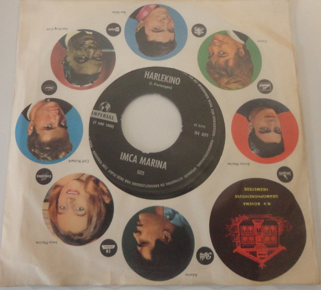 Imca Marina > Harlekino, Cd's en Dvd's, Vinyl Singles, Ophalen of Verzenden, Gebruikt, 7 inch, Nederlandstalig