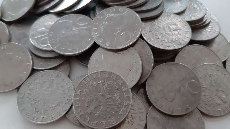 250 Gram 10 schilling Oostenrijk, Ophalen of Verzenden, Oostenrijk, Setje