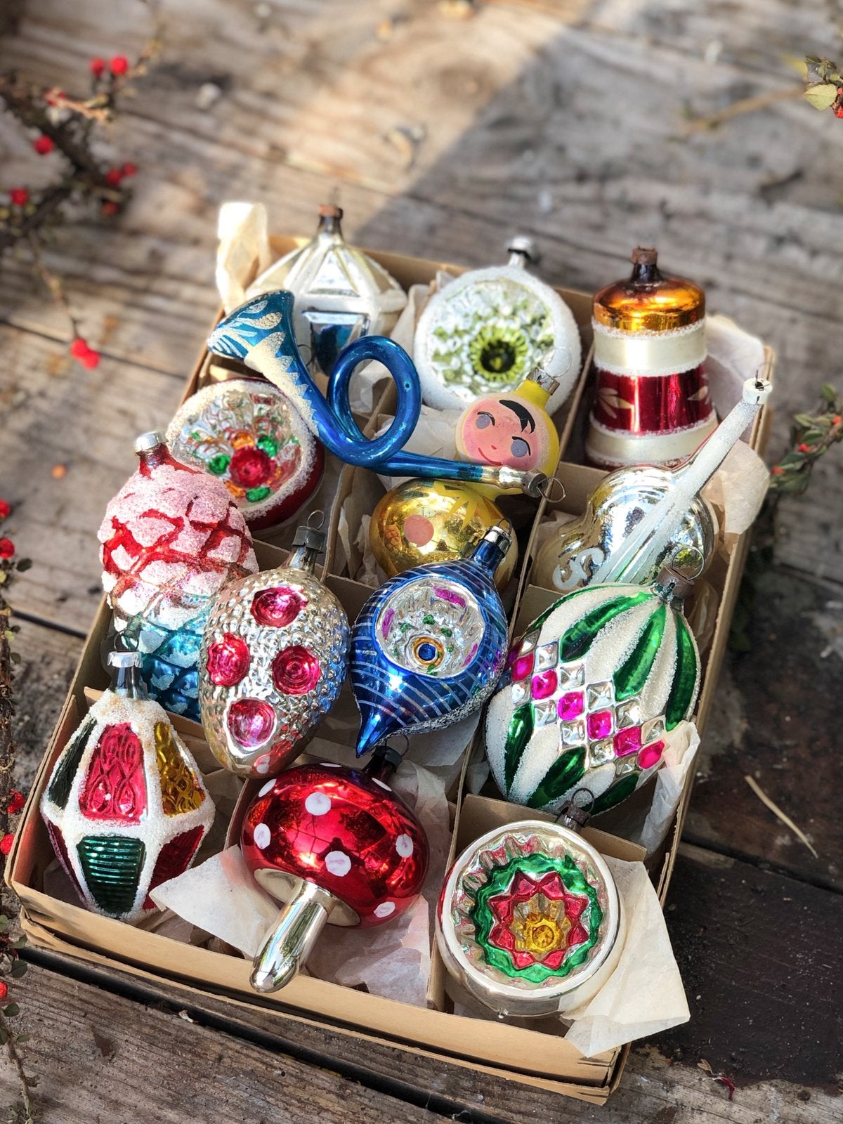 Antieke vintage kerstballen, early bird korting!, Diversen, Kerst, Gebruikt, Verzenden, Onbekend, Onbekend