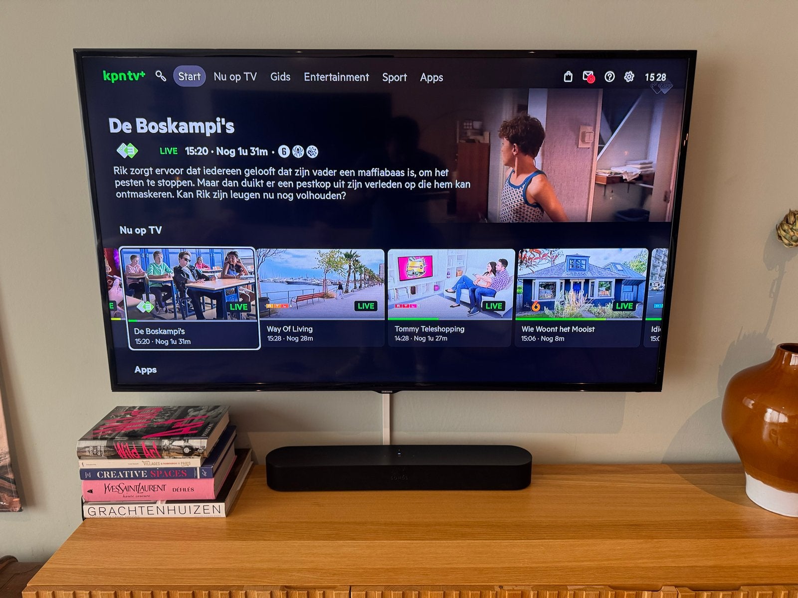 Samsung 58 inch Smart TV – Full HD – incl. afstandsbediening, Ophalen, 50 Hz, Samsung, 100 cm of meer