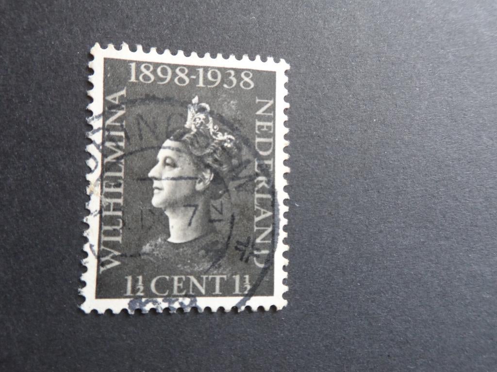1938 NVPH 310: 40 jr jub. Wilhelmina met stempel Doetinchem., Postzegels en Munten, Postzegels | Nederland, Verzenden, Na 1940