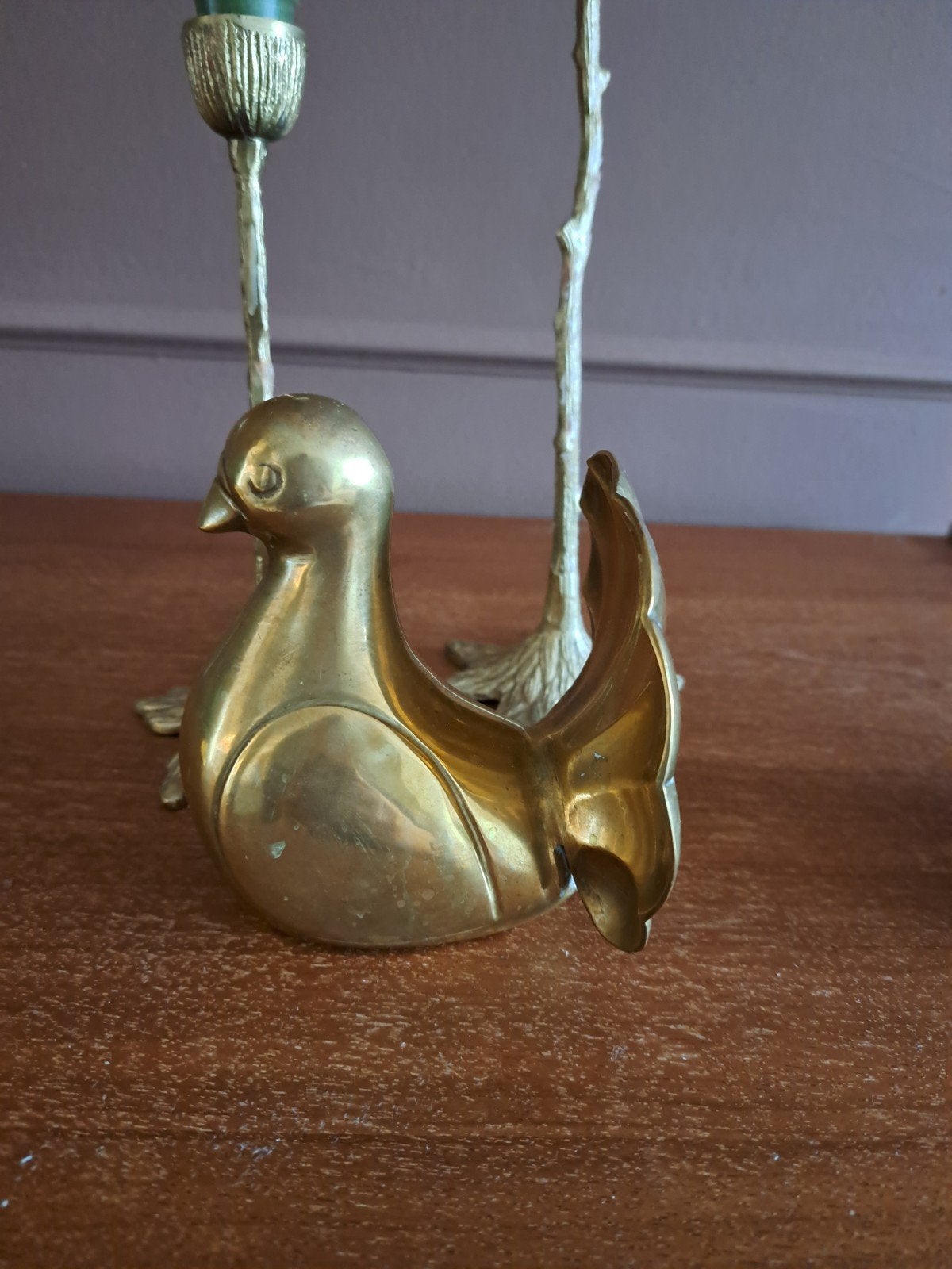 Vintage Koperen duif, Antiek en Kunst, Ophalen, Koper