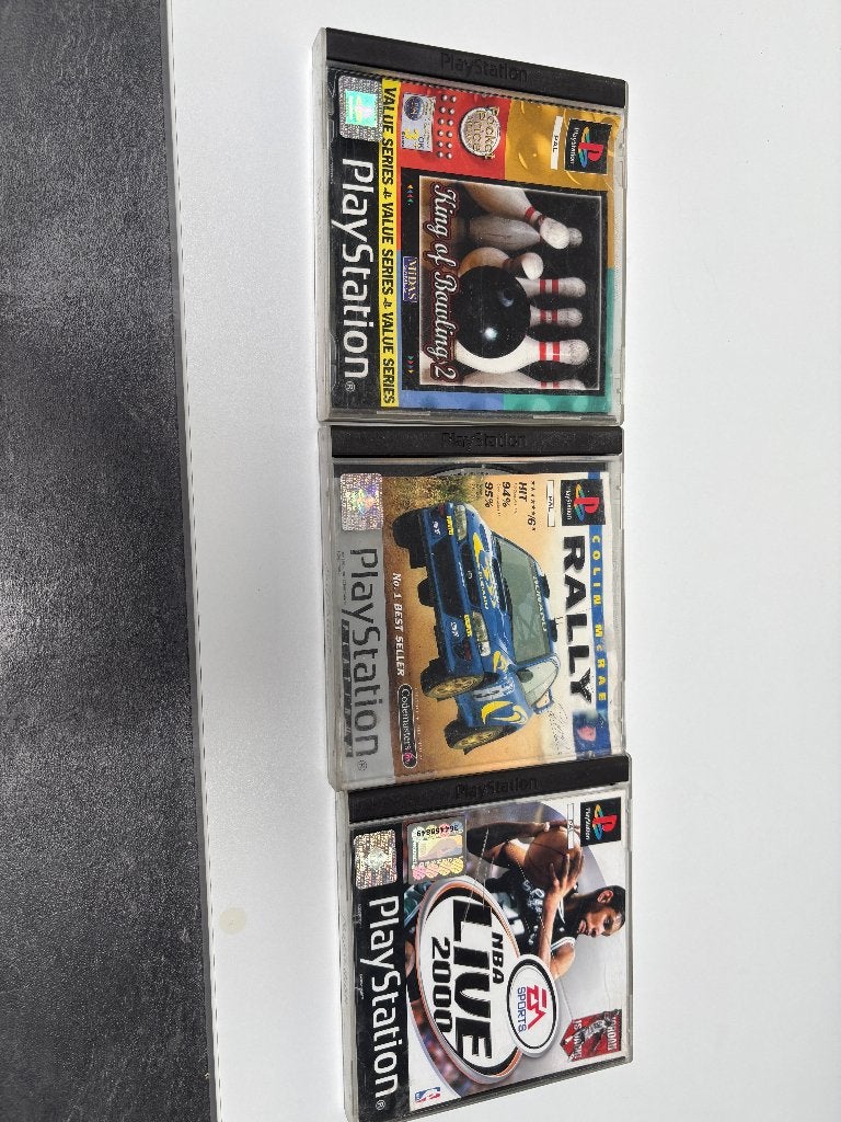 PS1 lot 3 games Colin McRae NBA Live, Gebruikt, Ophalen of Verzenden, Sport, 3 spelers of meer