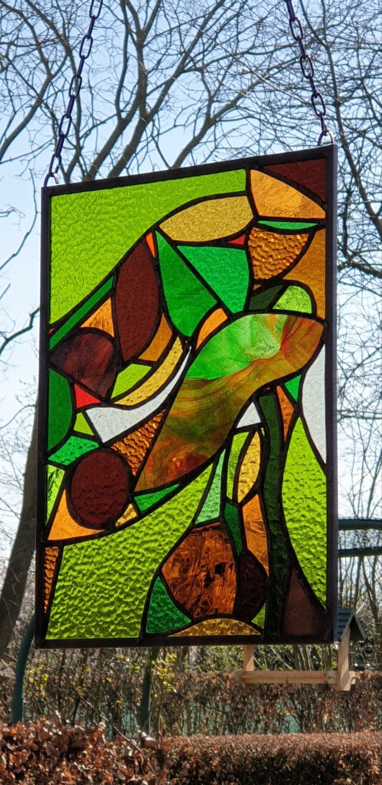 raamhanger glas in lood, Ophalen of Verzenden, Nieuw, Glas