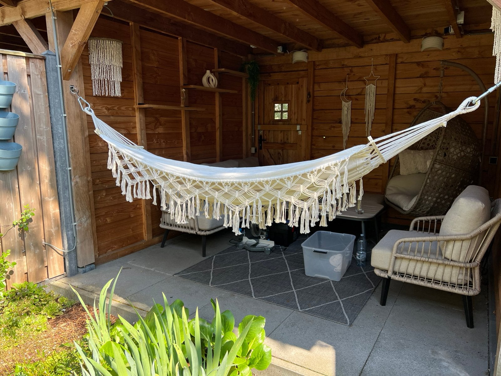 Nieuwe hangmat Bohemian Ibiza style, Ophalen, Nieuw, Eenpersoons, Opvouwbaar
