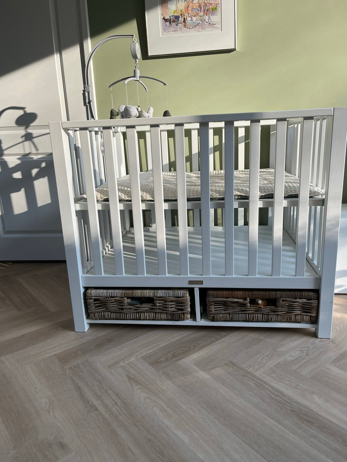 Kidsmill La Première Box met 2 rieten lades, verstelbaar, Kinderen en Baby's, Boxen, Ophalen, Gebruikt, Rechthoekig, In hoogte verstelbaar