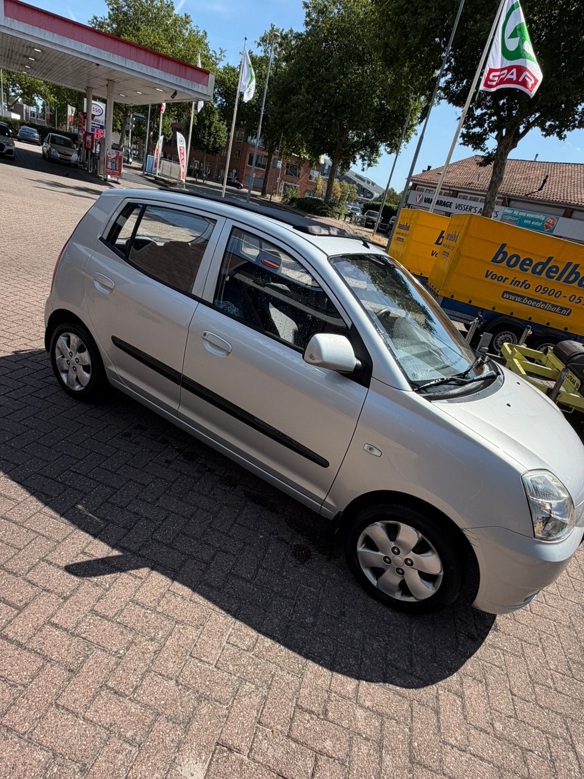 Kia Picanto 1.0 2004 Grijs, Voorwielaandrijving, 836 kg, 4 cilinders, 400 kg