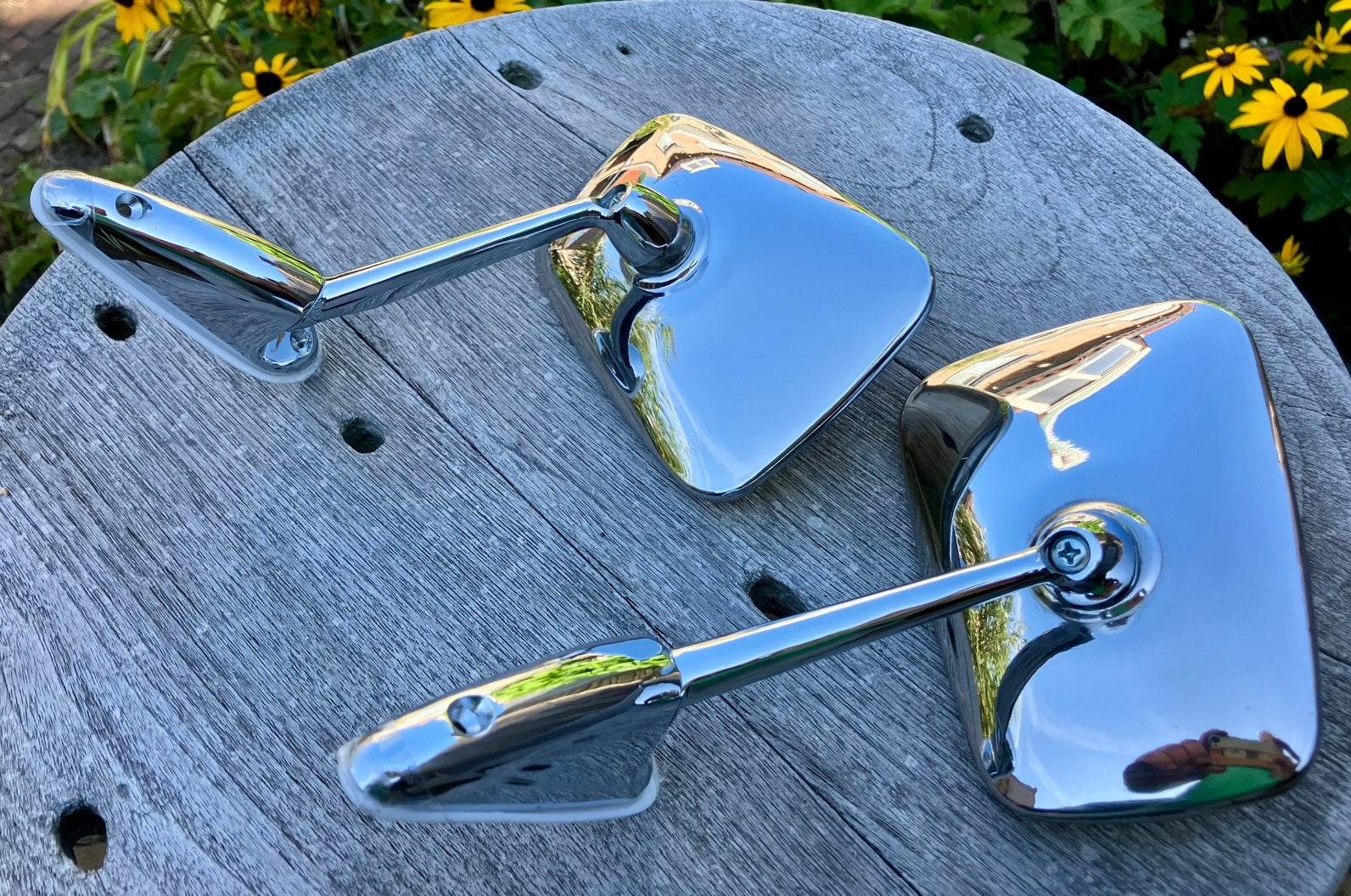 Chrome oldtimer spiegels bv Ford, Ophalen of Verzenden, Nieuw