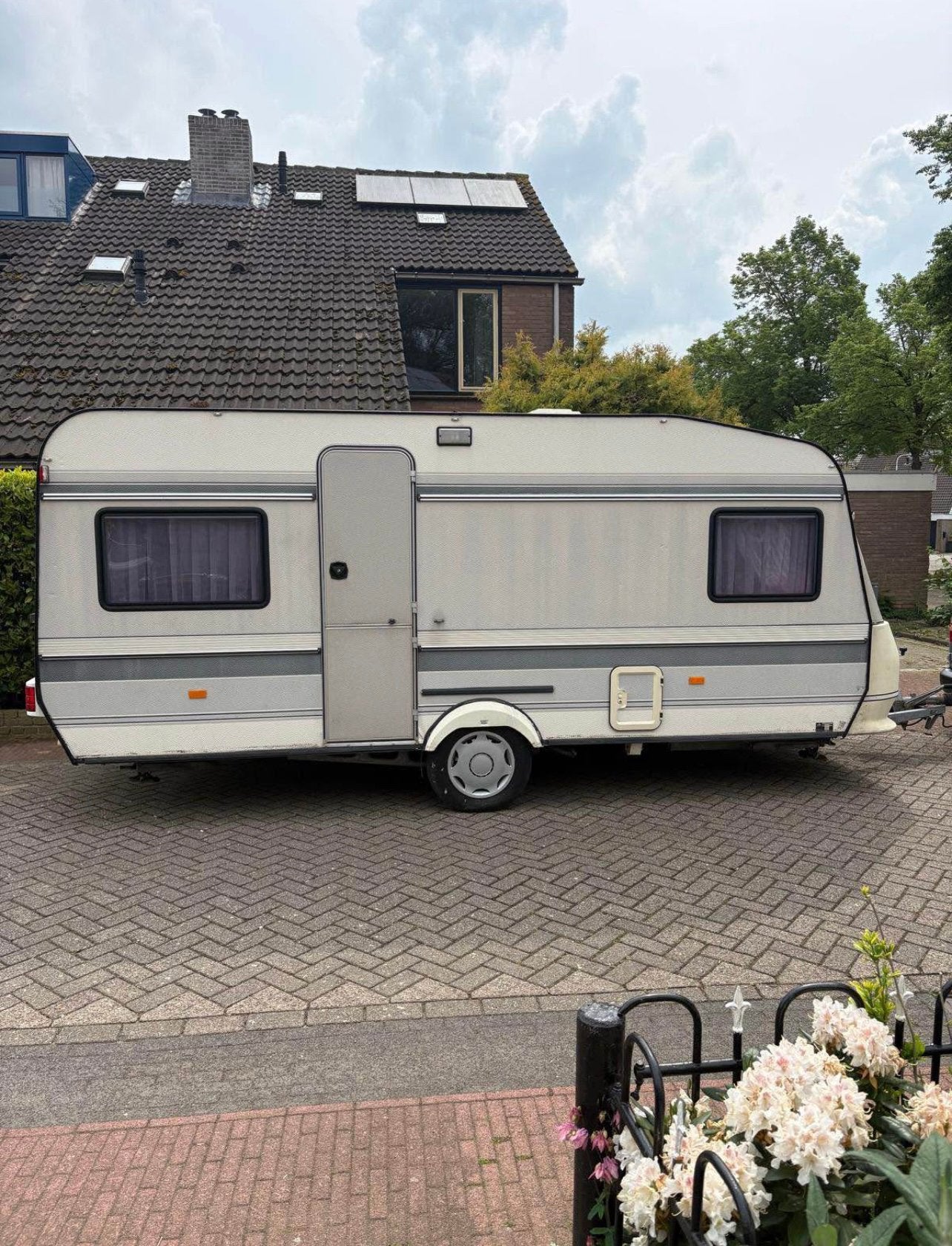Hobby classic 12C 495, Caravans en Kamperen, Caravans, Vast bed, Rondzit, Hobby, 750 - 1000 kg
