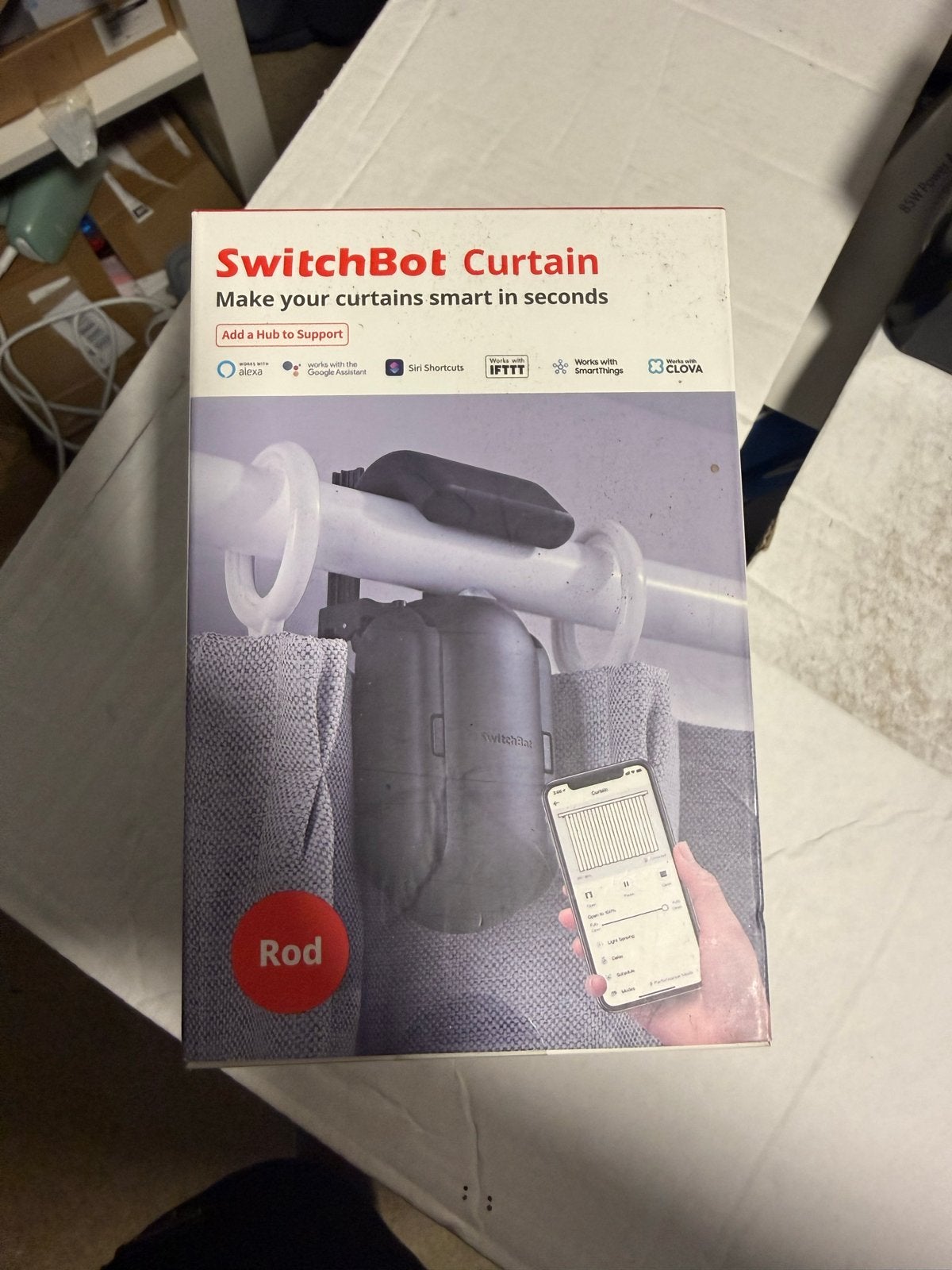 SwitchBot Curtain - Maak je gordijnen slim in seconden, Overige merken, Ophalen of Verzenden, Nieuw, Gordijn