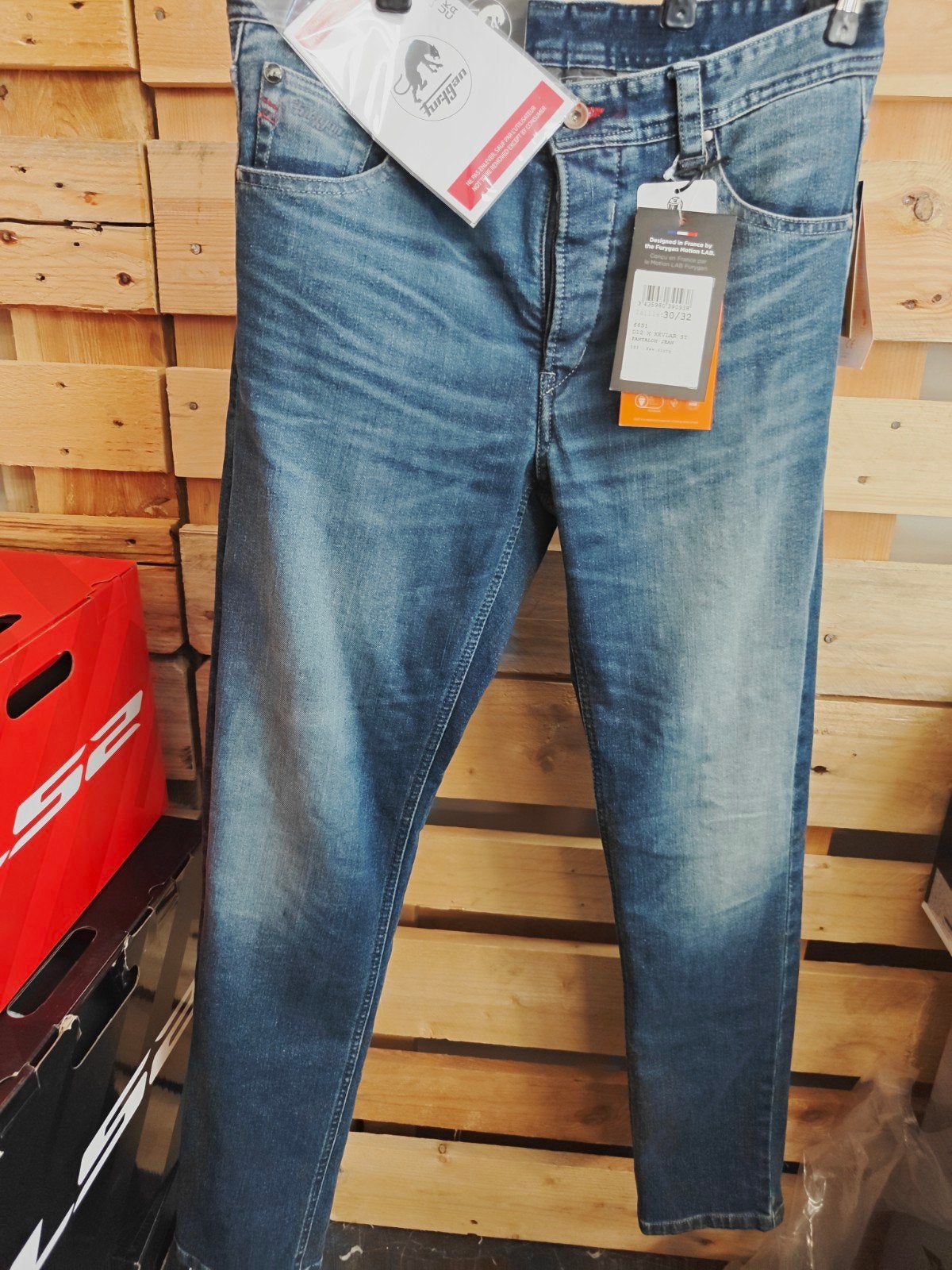 Kevlar Motorjeans W30, Motoren, Nieuw met kaartje, Kinderen, Ophalen of Verzenden, Broek | textiel