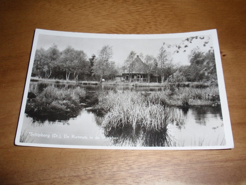 Schipborg (Dr.) De Rietmuts in de Strubben, Verzenden, 1940 tot 1960, Gelopen, Drenthe