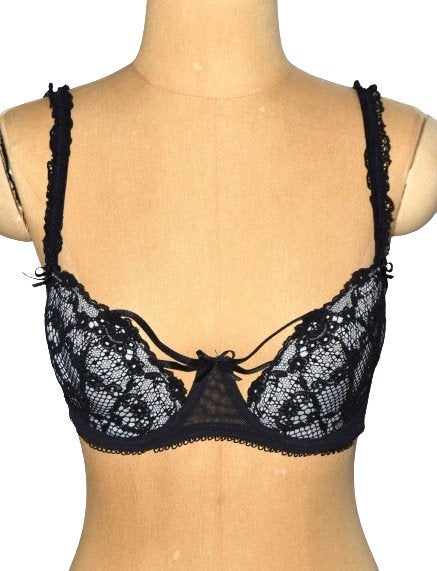 Nieuwe Chantal Thomass bh, kant, zwart/wit, Mt. 75 C, Chantal Thomass, Verzenden, Zwart, BH