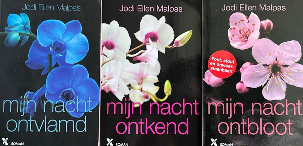 Jodi Ellen Malpas - Mijn Nacht Trilogie (3 boeken), Boeken, Ophalen of Verzenden, Zo goed als nieuw, Nederland