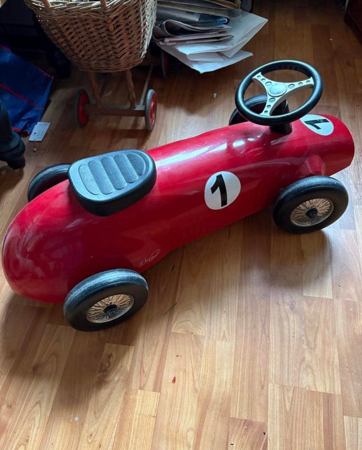 Tetro loopauto, Kinderen en Baby's, Speelgoed | Buiten | Voertuigen en Loopfietsen, Ophalen, Zo goed als nieuw