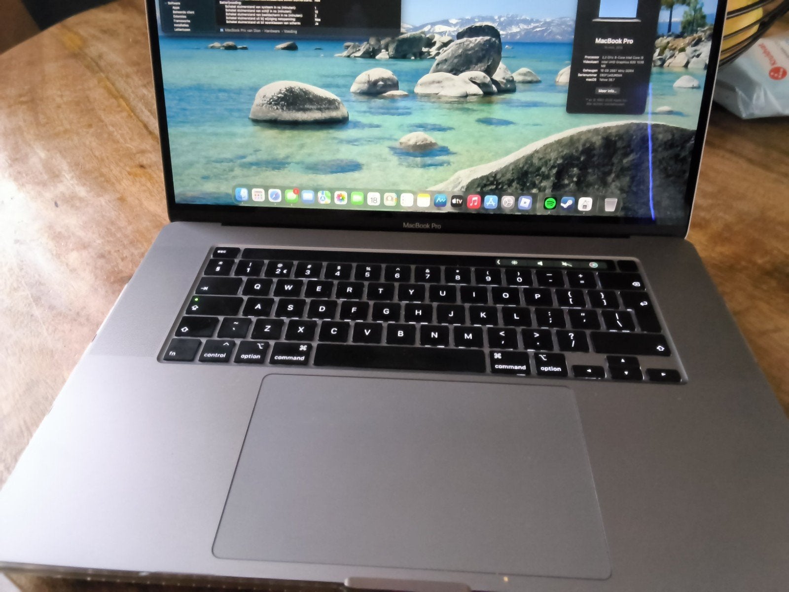 MacBook Pro 16 inch 2019, Computers en Software, MacBook Pro, 1 TB of meer, 2 tot 3 Ghz, Qwerty